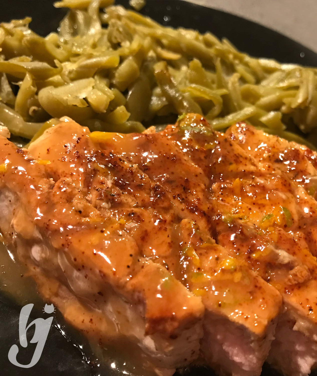 Orange Glazed Pork Chops