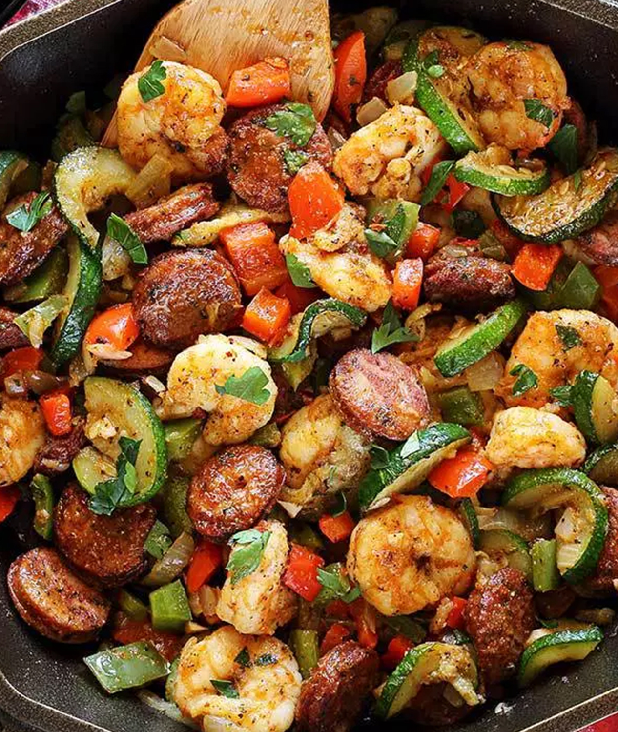Shrimp & Sausage Skillet Meal