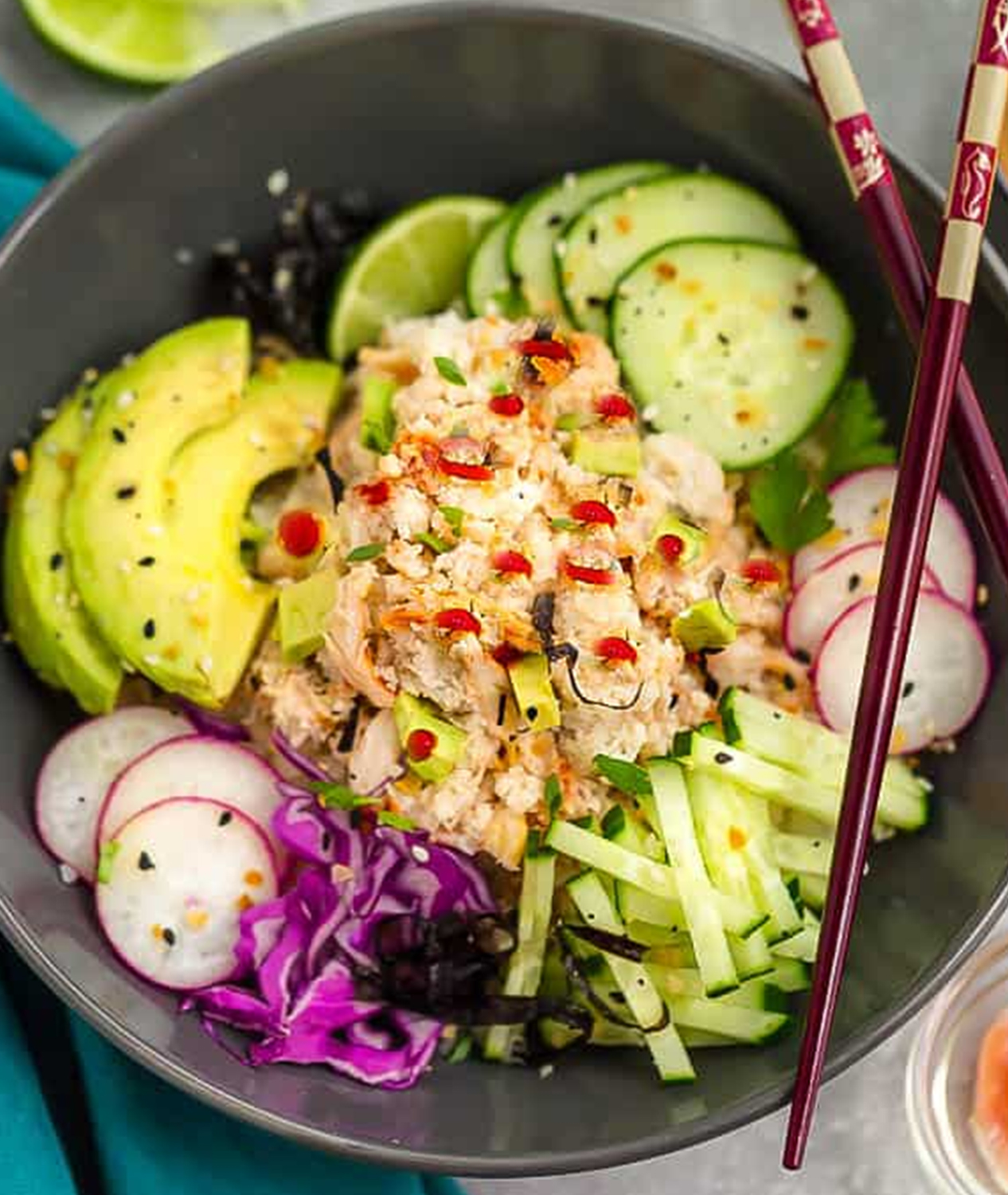 Sushi Roll Bowls, or Poke Bowl