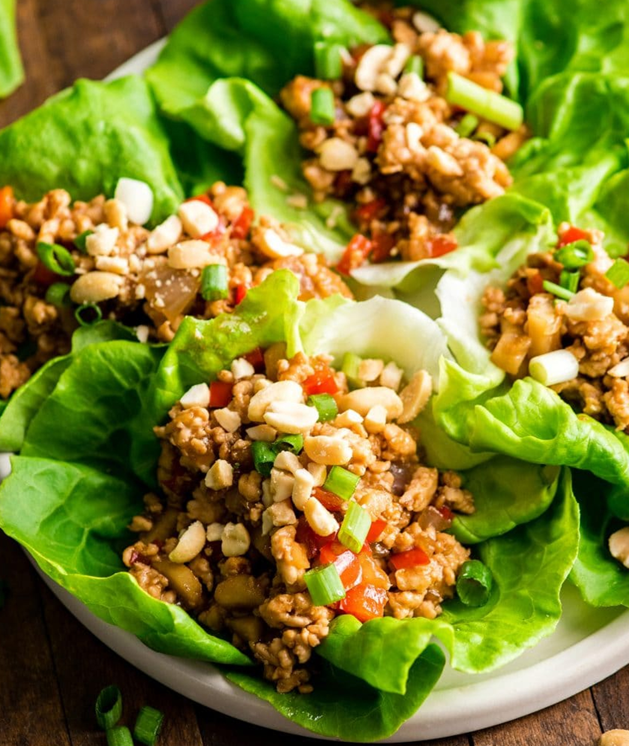 Thai Chicken Lettuce Wraps